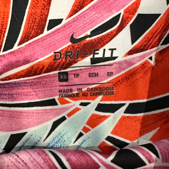 Nike Tropical Palm Print 7/8 Leggings Dri Fit XS - Picture 4 of 4